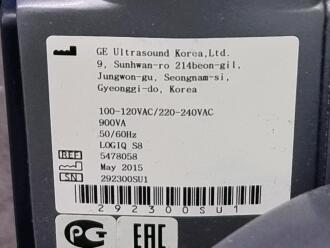 GE Logiq S8 Ultrasound System - No HDD - 5