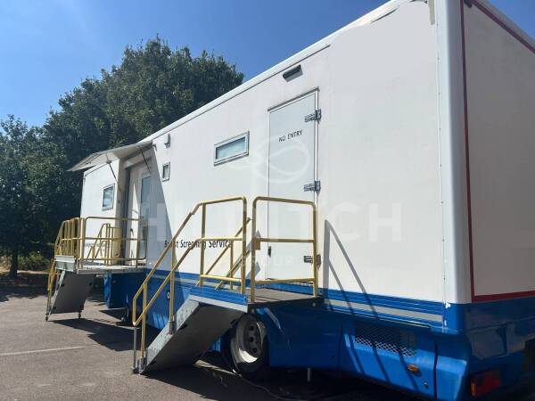 Hologic Dimensions Mammography System in Trailer