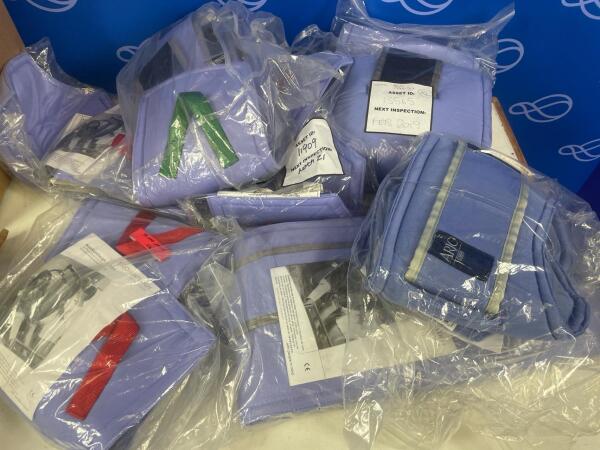 7 x Arjo / Arjo Huntleigh Patient Slings