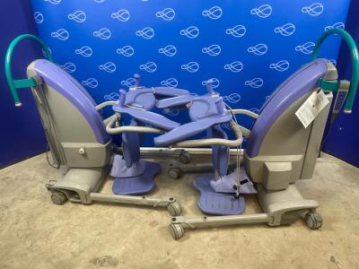 2 x Arjo / Arjo Huntleigh Sara Plus Sit-To-Stand Patient Hoists