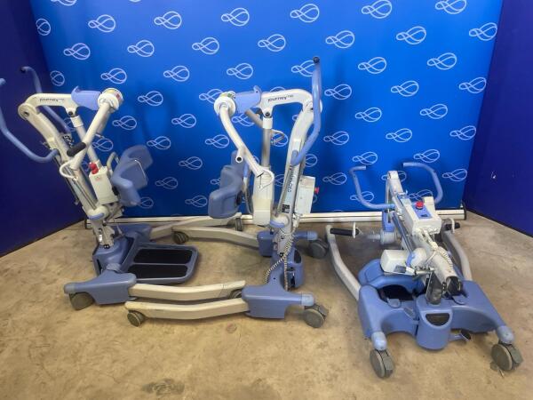 3 x Joerns Oxford Pro Journey 155 Folding Patient Hoists