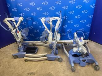 3 x Joerns Oxford Pro Journey 155 Folding Patient Hoists