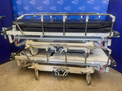 2 x Arjo Huntleigh Lifeguard Patient Trolleys