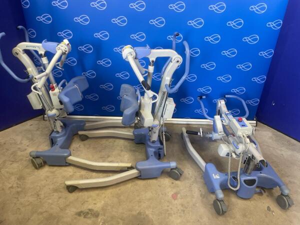 3 x Joerns Oxford Pro Journey 155 Folding Patient Hoists