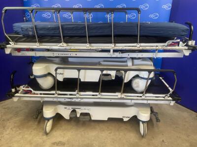 2 x Stryker 1037 Stretcher Trolleys