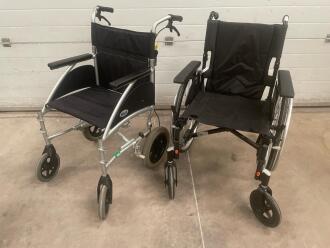 2 x Folding Wheelchairs