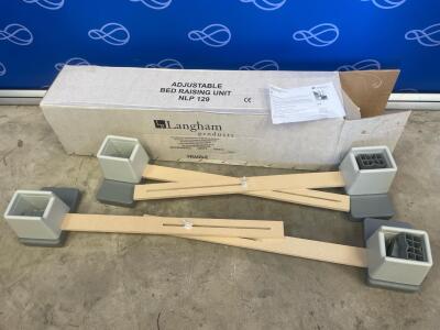 14 x Langham Adjustable Bed Raiser Units (boxed)