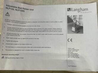 14 x Langham Adjustable Bed Raiser Units (boxed) - 2