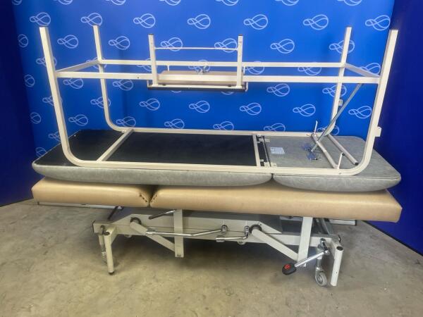 Nesbit Evans Hydraulic & Bristol Maid Static 2-Section Patient Couches