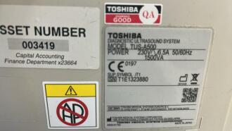 Toshiba Aplio 500 Ultrasound System - NO HDD - 8