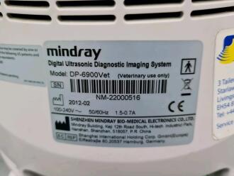 Mindray DP-6900 Vet Portable Veterinary Ultrasound - 4