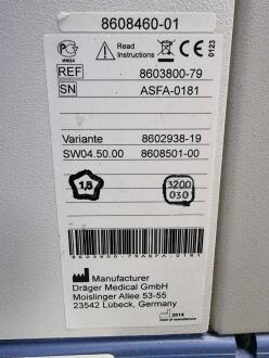 Draeger Primus Anaesthetic Machine - 3
