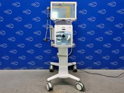 Draeger Evita Infinity V500 Ventilator with Infinity C500 Monitor on Trolley