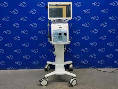 Draeger Evita Infinity V500 Ventilator with Infinity C500 Monitor on Trolley