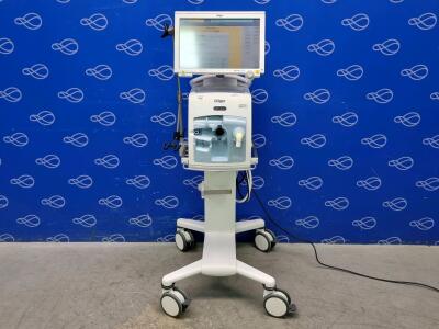 Draeger Evita Infinity V500 Ventilator with Infinity C500 Monitor on Trolley