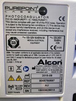 Alcon Constellation Vision System & Alcon Purepoint Laser Photocoagulator on Table - 6