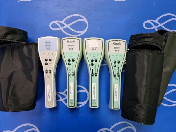 3 x Kamplex KS 5 Paediatric Audiometer & 1 x Interacoustics PA 5 Paediatric Audiometer