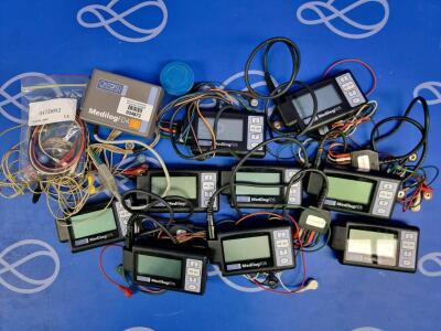9 x Oxford Medilog FD5 Halter ECG Recorder & 1 x Oxford Medilog FD4 Halter ECG Recorder