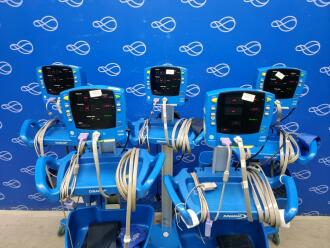 5 x GE Carescape Dinamap V100 Vital Signs Monitor on Rollstand - 2