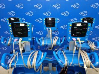5 x GE Carescape Dinamap V100 Vital Signs Monitor on Rollstand - 2