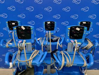 5 x GE Carescape Dinamap V100 Vital Signs Monitor on Rollstand - 2
