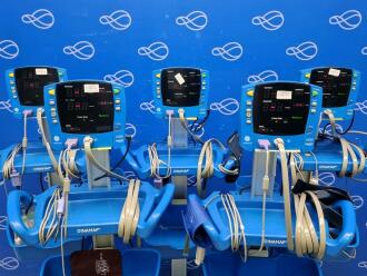 5 x GE Carescape Dinamap V100 Vital Signs Monitor on Rollstand - 2