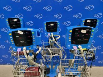 5 x GE Carescape Dinamap V100 Vital Signs Monitor on Rollstand - 2