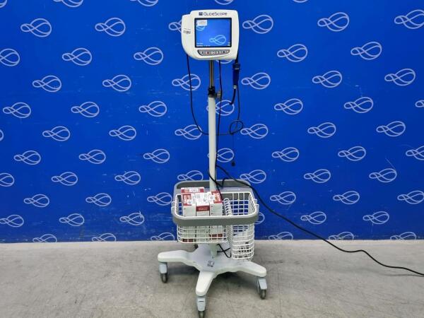 Verathon Glidescope Video Laryngoscope Monitor on Rollstand, 4 x Rossmax Thermometer