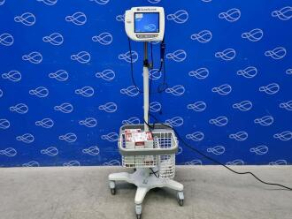 Verathon Glidescope Video Laryngoscope Monitor on Rollstand, 4 x Rossmax Thermometer