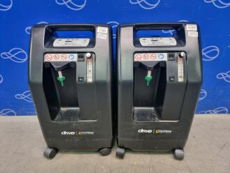 2 x DeVilbiss Drive 5-Litre Oxygen Concentrator