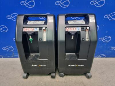 2 x DeVilbiss Drive 5-Litre Oxygen Concentrator