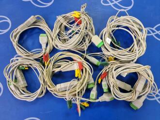 10 x GE 3 Lead ECG Cables