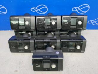 10 x ResMed AirSense 10 Elite CPAP