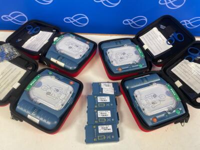 4 x Philips HS1 Defibrillators