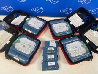 4 x Philips HS1 Defibrillators