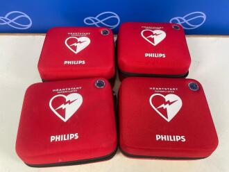 4 x Philips HS1 Defibrillators - 3