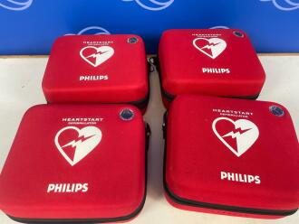 4 x Philips HS1 Defibrillators - 3