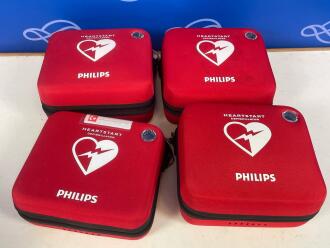 4 x Philips HS1 Defibrillators - 3