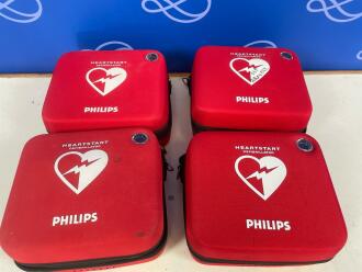 4 x Philips HS1 Defibrillators - 3