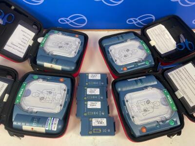 4 x Philips HS1 Defibrillators