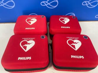 4 x Philips HS1 Defibrillators - 3