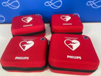 4 x Philips HS1 Defibrillators - 3