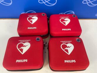 4 x Philips HS1 Defibrillators - 3