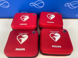 4 x Philips HS1 Defibrillators - 3