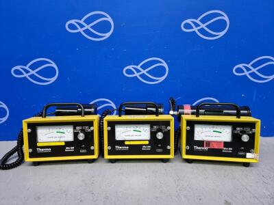 3 x Thermo Mini 900 Ratemeter