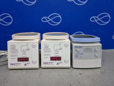2 x Armstrong Medical Aquavent AMHH-2600A Respiratory Humidifier & 1 x Fisher & Paykel MR850AEK Respiratory Humidifier
