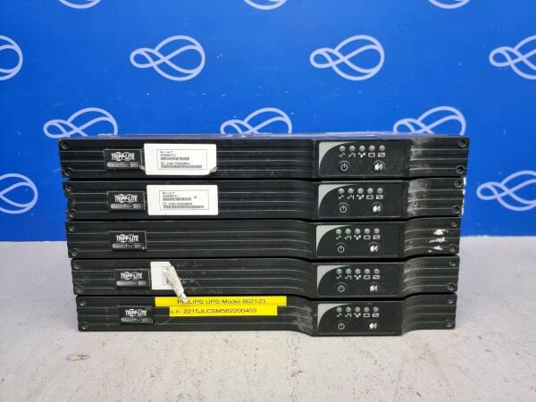 5 x Tripp-Lite SMX500RT1U SmartPro UPS