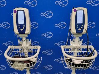 2 x Welch Allyn Spot Vital Signs Monitor on Rollstand - 2