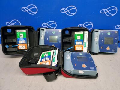 3 x Philips Heartstart FR2+ AED Defibrillator