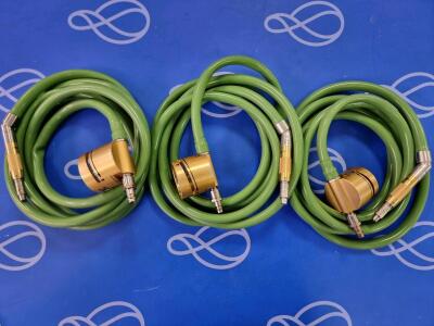 3 x Medtronic Midas Rex Legend Handpiece and Hose